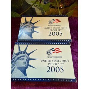 2 Bundle 2003 US Mint 10 Coin Proof Set  COA